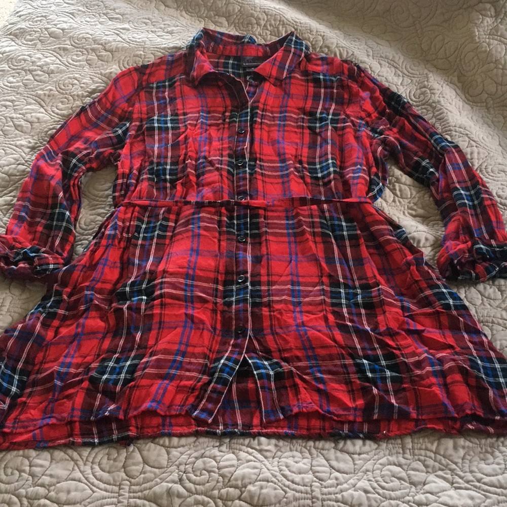 Oh Baby by Motherhood size medium flannel shirt
